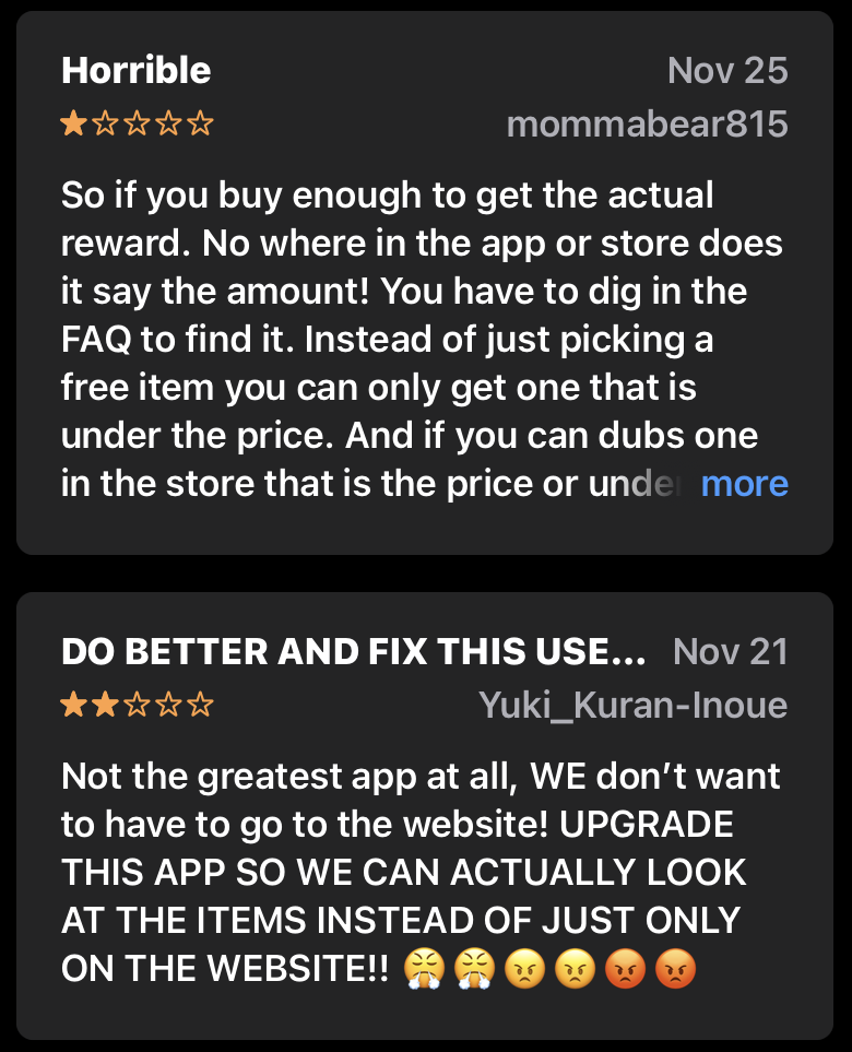 User Review 1